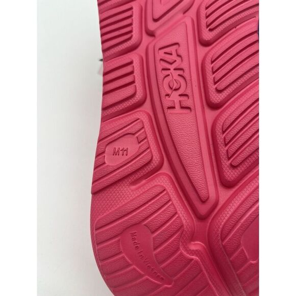 HOKA U ORA RECOVERY SLIDE 3 Raspberry Size 13 Womens 11 Mens New - Picture 6 of 6